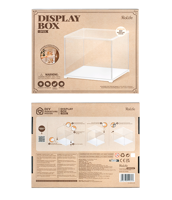 Miniature House Display Box