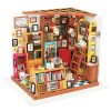 Rolife Sam's Study Library DIY Miniature House Kit DG102