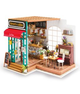 Rolife Simon's Coffee Shop DIY Miniature Dollhouse Kit DG109