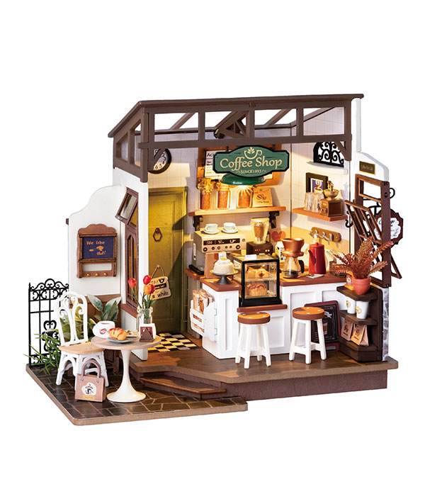 DG162-main Rolife No.17 Café Miniature House kit DG162