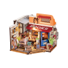 Rolife Corner Bookstore DIY Miniature House Kit DG164