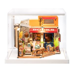 Corner Bookstore Display Showcase