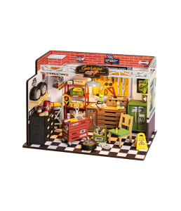 Rolife Garage Workshop DIY Miniature House Kit DG165