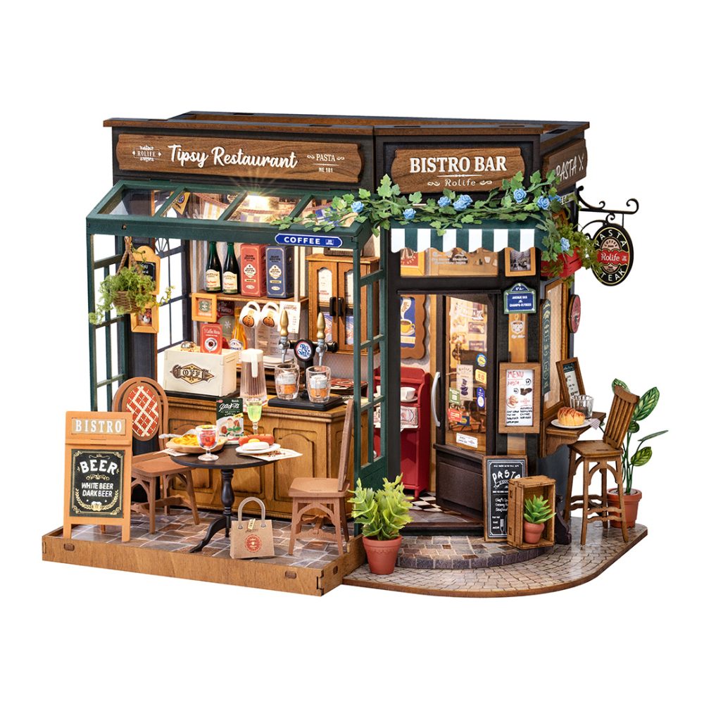 Rolife Tipsy Restaurant DIY Miniature House DG167