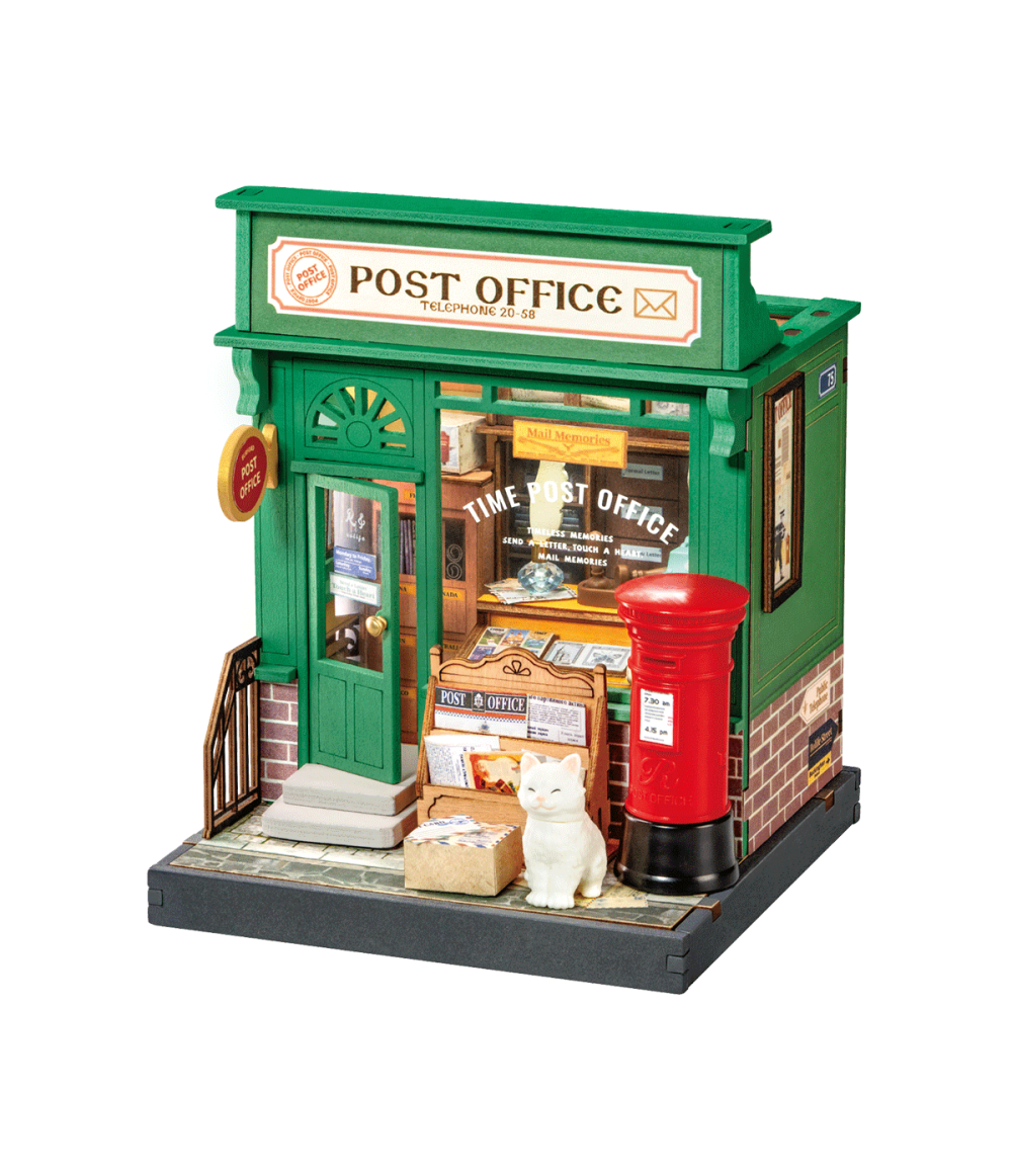 Rolife Century Post Office DIY Miniature House DS037