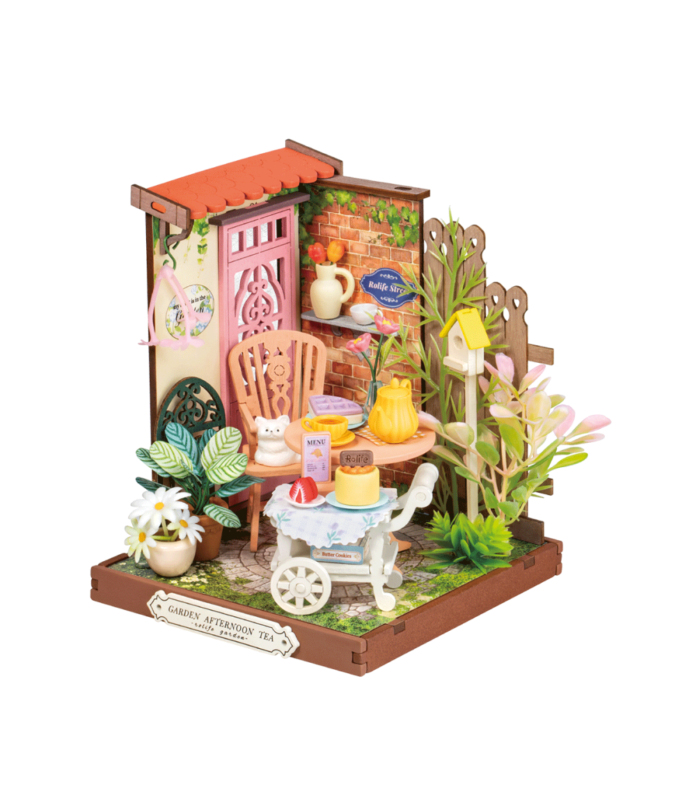Rolife Fancy Tea Yard DIY Miniature House DS038