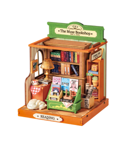 The Muse Bookshop Rolife The Muse Bookshop DIY Miniature House DS040