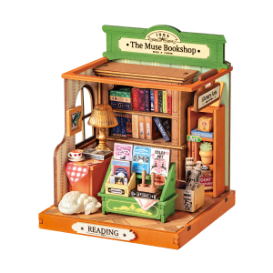 Rolife The Muse Bookshop DIY Miniature House DS040