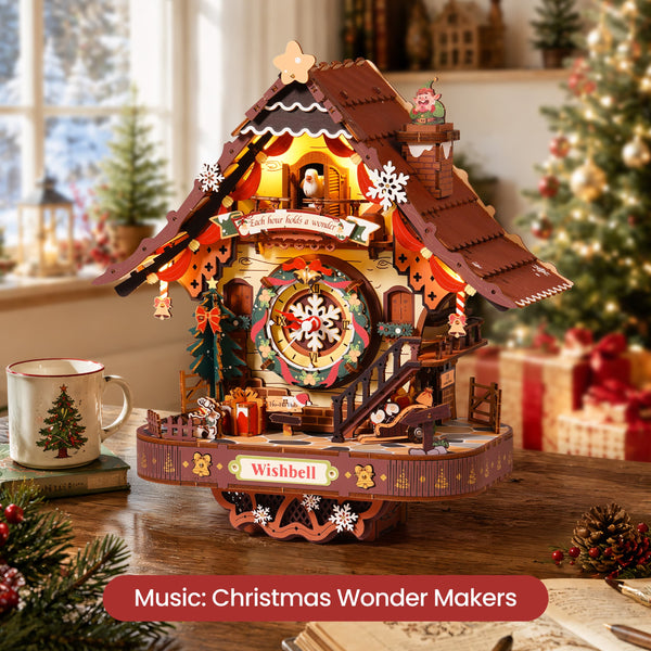 LCB01-3 Christmas Cuckoo Clock