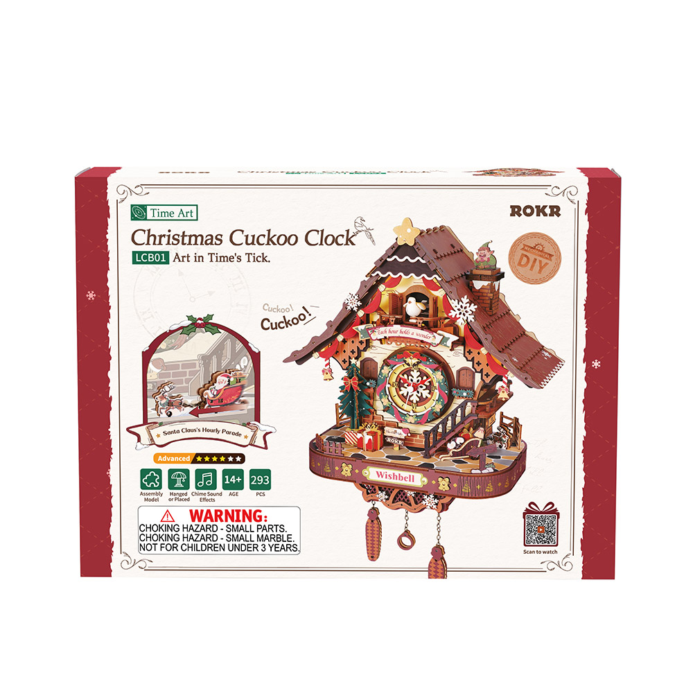 LCB01-7 Christmas Cuckoo Clock