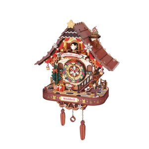 ROKR Christmas Cuckoo Clock 3D Wooden Puzzle LCB01