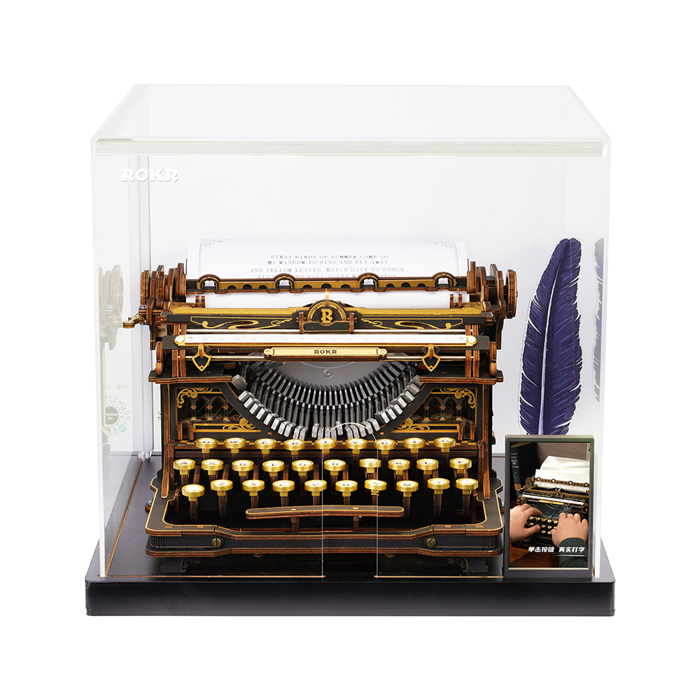 Mechanical Typewriter (Classic version) Display Showcase