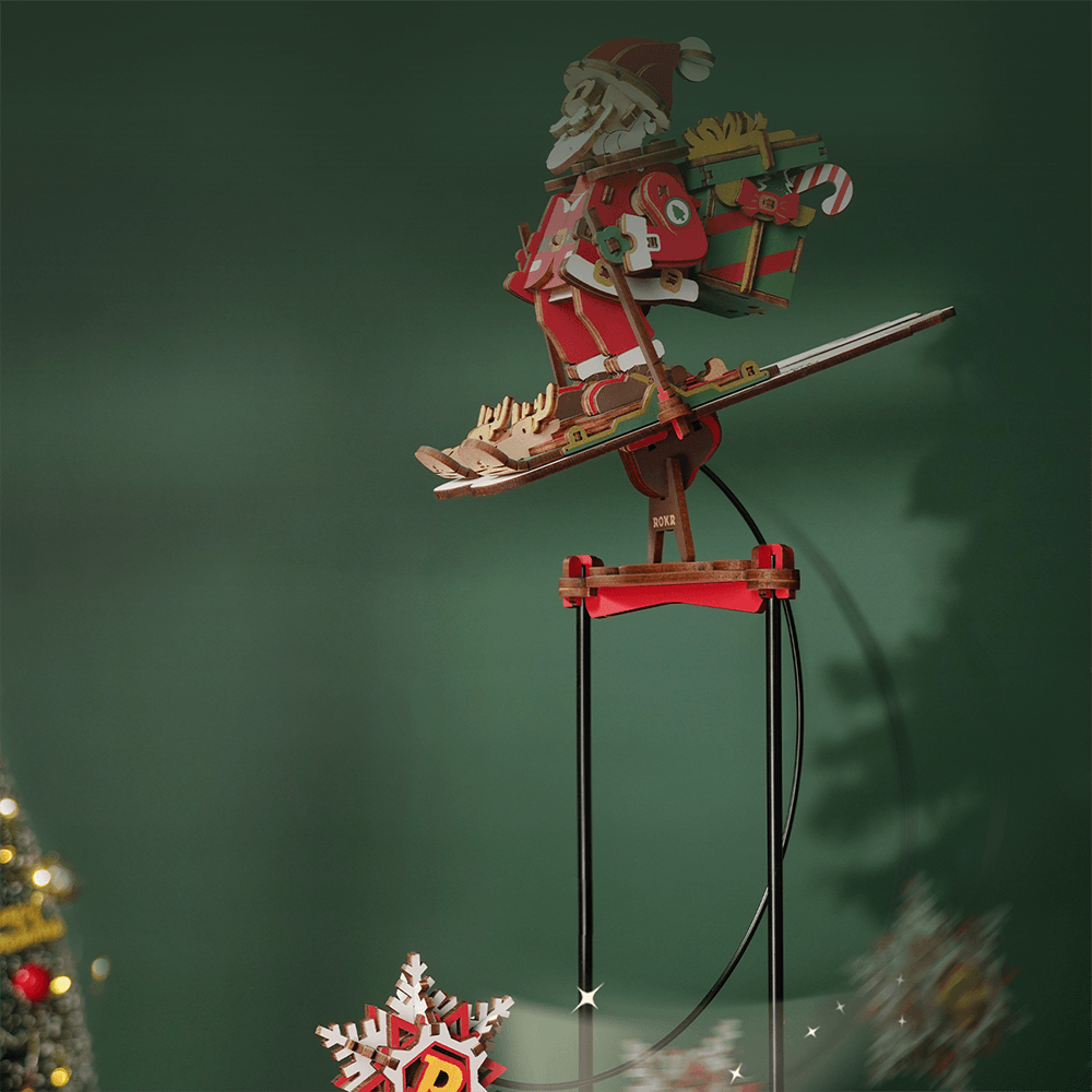 Santa on Skis