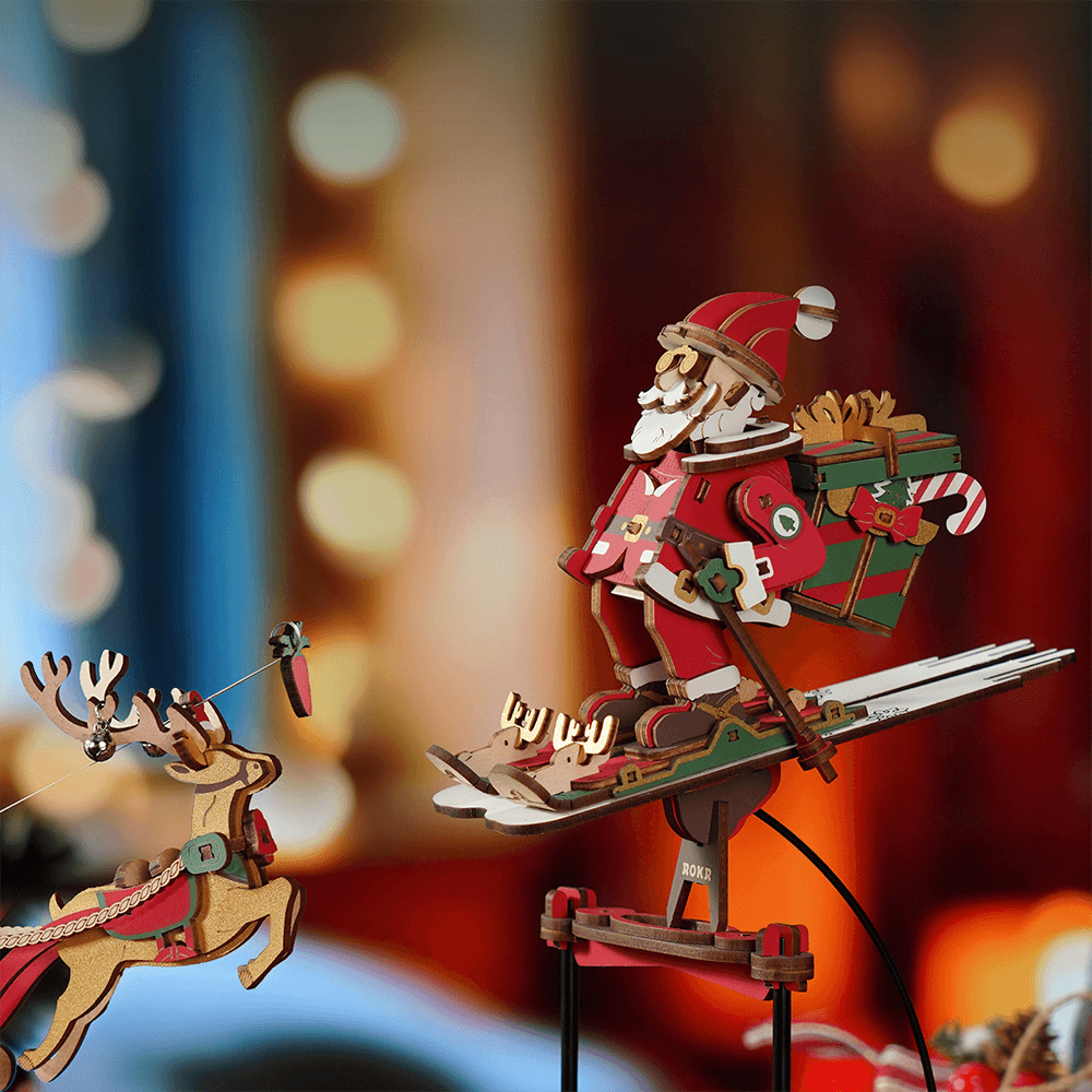 Santa on Skis