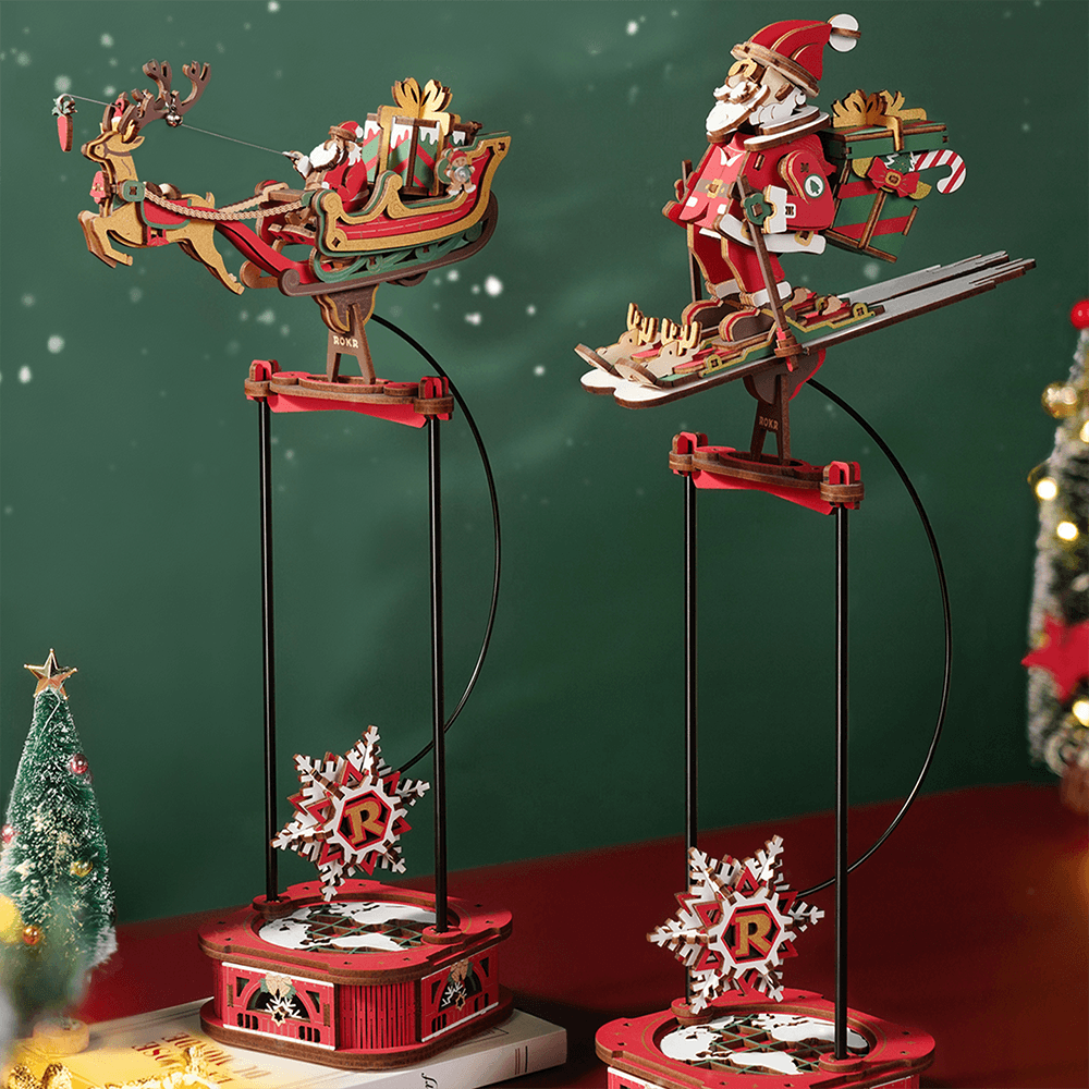Santa on Skis