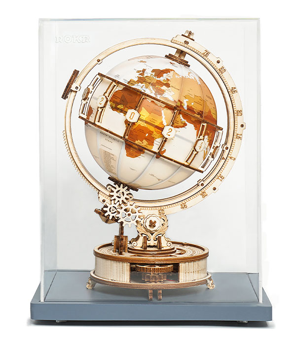 Luminous Globe Display Showcase