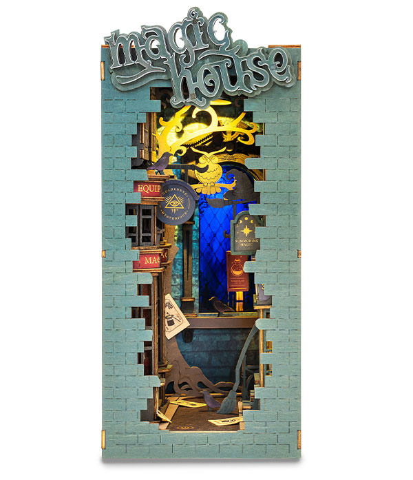 Rolife Magic House DIY Book Nook Shelf Insert TGB03