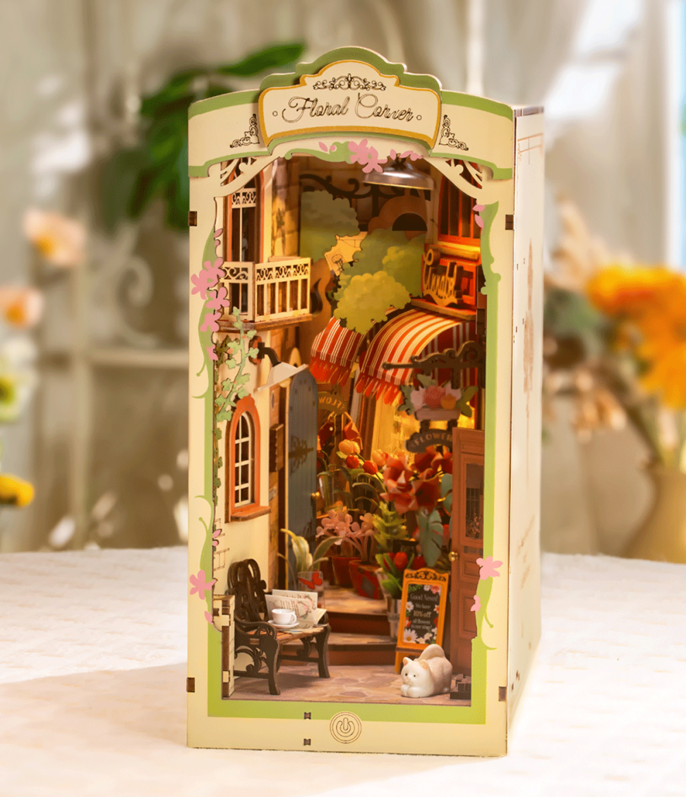 Floral Corner (Eight-Language Instruction)