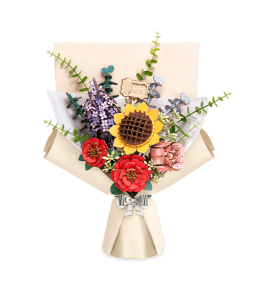 Wooden Flower Bouquet Rowood DIY Wooden Flower Bouquet 3D Wooden Puzzle TW01H