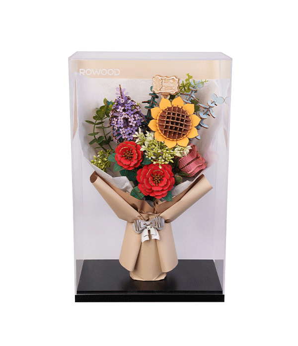 Rowood Bouquet Display Showcase TW01HZ