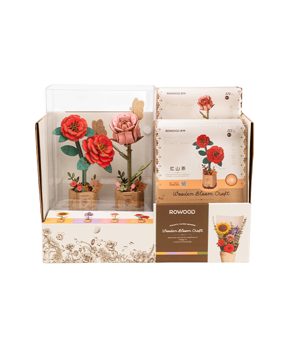 Flower Bouquet Display Showcase  TW02Z (TW031A+TW041A)