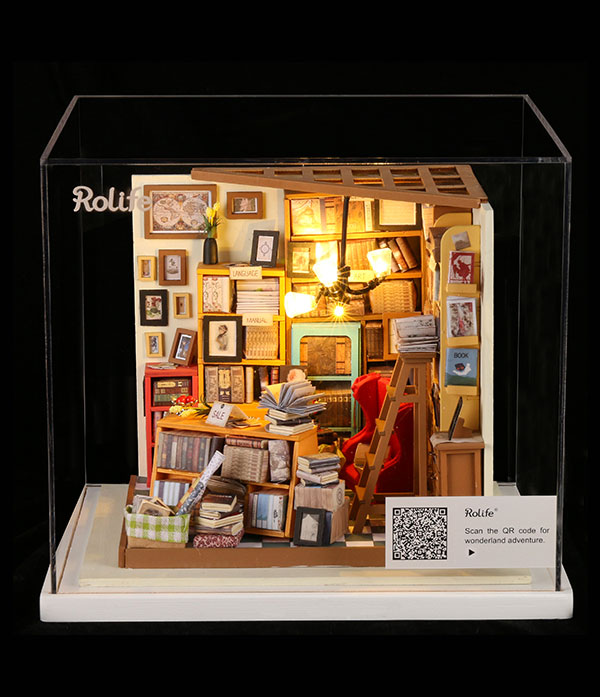 Sam's Study Library Display Showcase