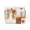 robotime diy wooden puzzle flower bouquet display case