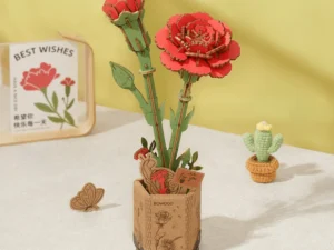 3d dřevěné puzzle s květinami, rowood diy dřevěná kytice 3d dřevěné puzzle, rowood 3d dřevěné puzzle, puzzle s květinami 3d, puzzle s květinami 3d