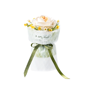 ROKR White Camellia DIY 3D Puzzle Model AF011