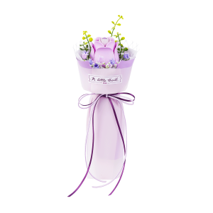 ROKR Purple Rose DIY Bouquet 3D Puzzle AF021