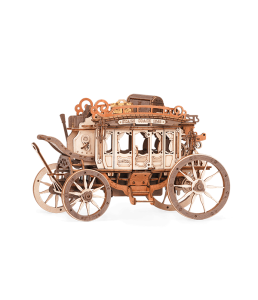ROKR Stagecoach Mechanical Music Box 3D Wooden Puzzle AMKA1