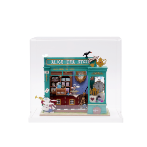 Alice's Tea Display Showcase
