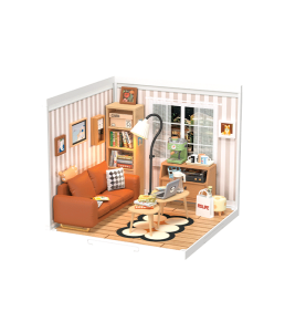 Rolife Cozy Living Lounge DIY Plastic Miniature House DW007
