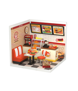 Rolife Yum Yum Burgers DIY Plastic Miniature House DW010