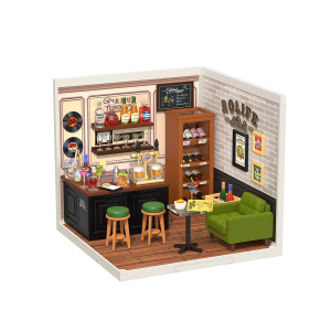 Rolife Leisurely Cheers Bar DIY Plastic Miniature House DW012