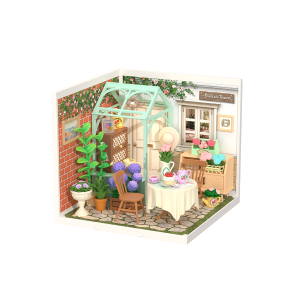 Rolife Blooming Tea Garden DIY Plastic Miniature House DW013B