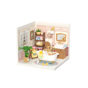 Rolife Pop Bubble Bathroom Plastic DIY Miniature House DW014B