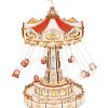ROKR Swing Ride DIY Music Box 3D Wooden Puzzle EA02
