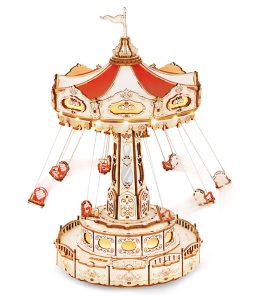 Swing Ride ROKR Swing Ride DIY Music Box 3D Wooden Puzzle EA02