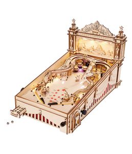 Assembled 3D Pinball Machine ROKR 3D Pinball Machine 3D Wooden Puzzle EG01