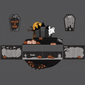 HDTM2-2 Halloween Display Table Materials HDTM2