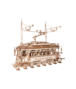 Tramcar ROKR Classic City Tramcar 3D Wooden Puzzle LK801