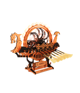Viking Dragon Ship ROKR Viking Dragon Ship Mechanical 3D Wooden Puzzle LK802