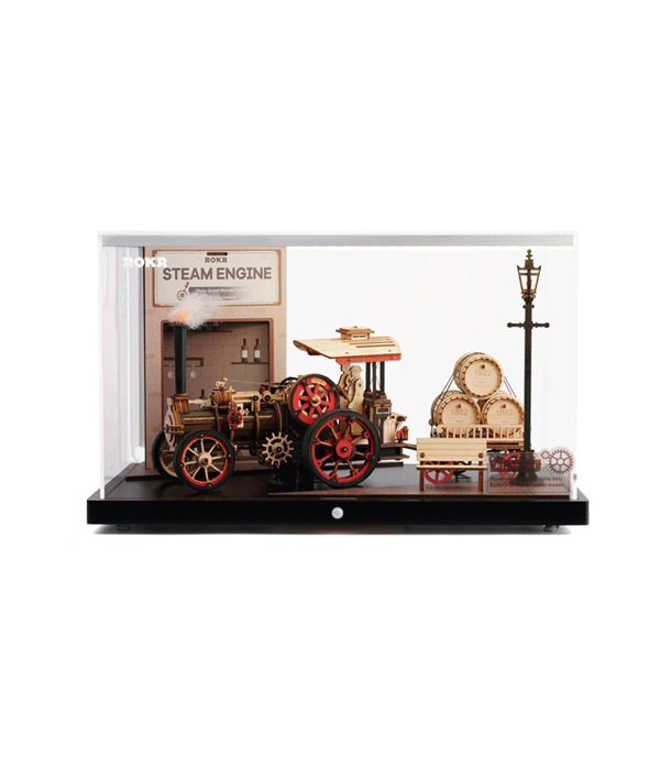 LKA01Z-main Steam Engine Display Showcase LKA01Z