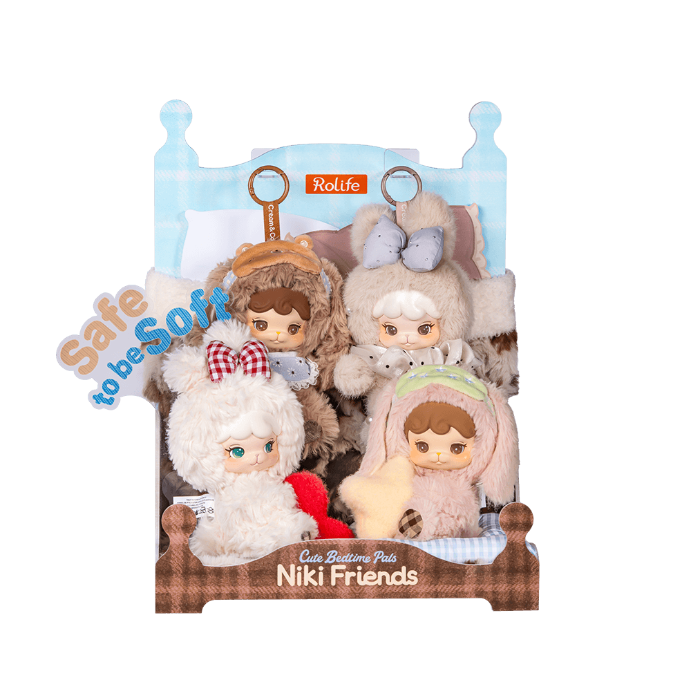 Niki Friends Cute Bedtime Pals Display Showcase MBBXXZ