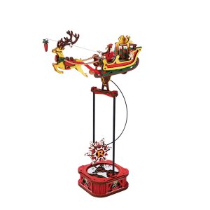 MCD03 ROKR Santa on Sleigh Pendulum Balance Toy 3D Puzzle MCD05