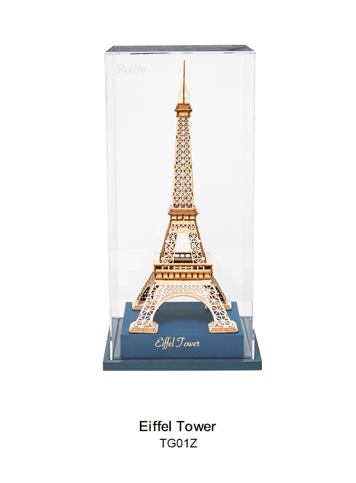 Rolife Eiffel Tower Model 3D Wooden Puzzle TG01Z (TG501)