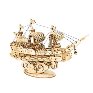 Rolife Sailing Ship 3D Wooden Puzzle TG305