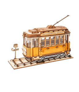Tramcar Rolife Tramcar 3D Wooden Puzzle TG505