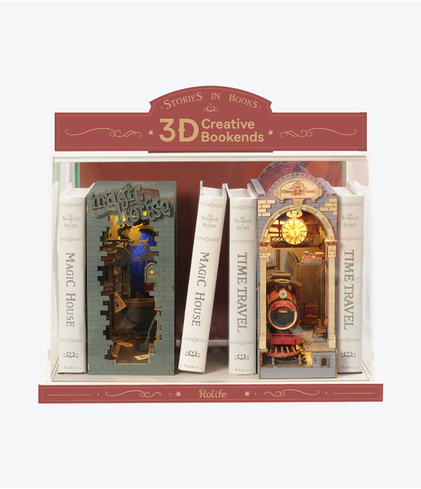 Display showcase for Rolife Book Nook. (TGB03-TGB04)